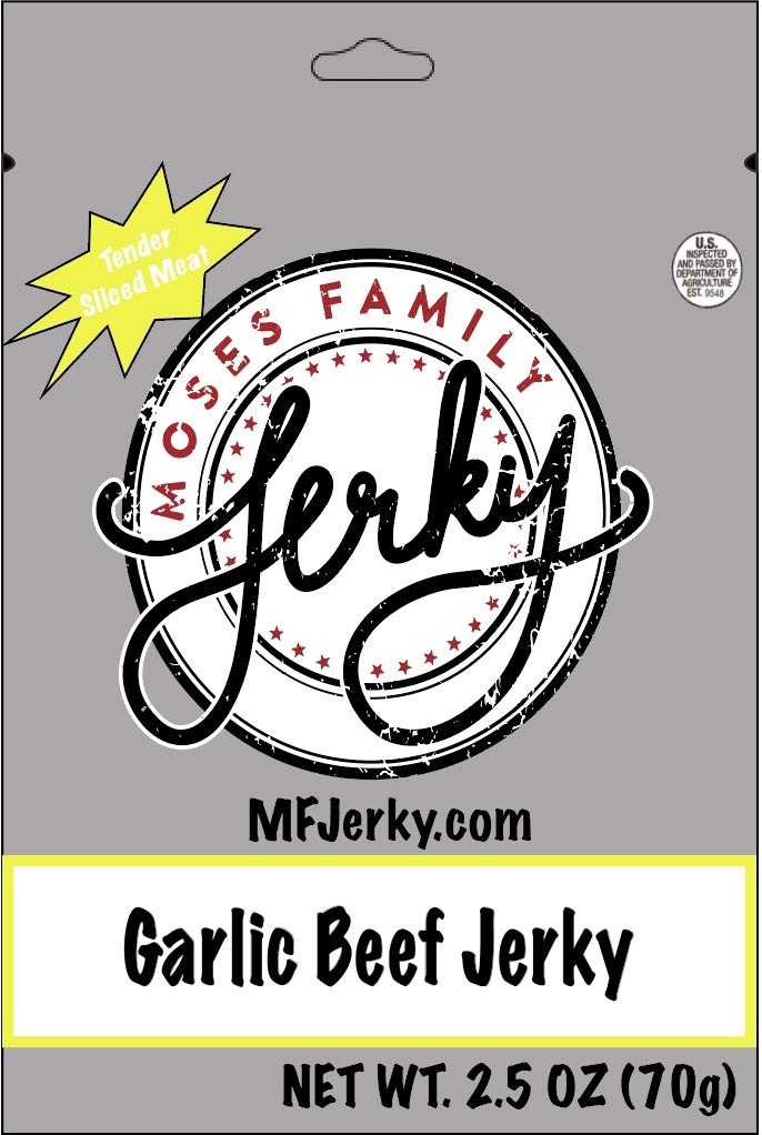 Moses Family Jerky - Garlic Beef Jerky
