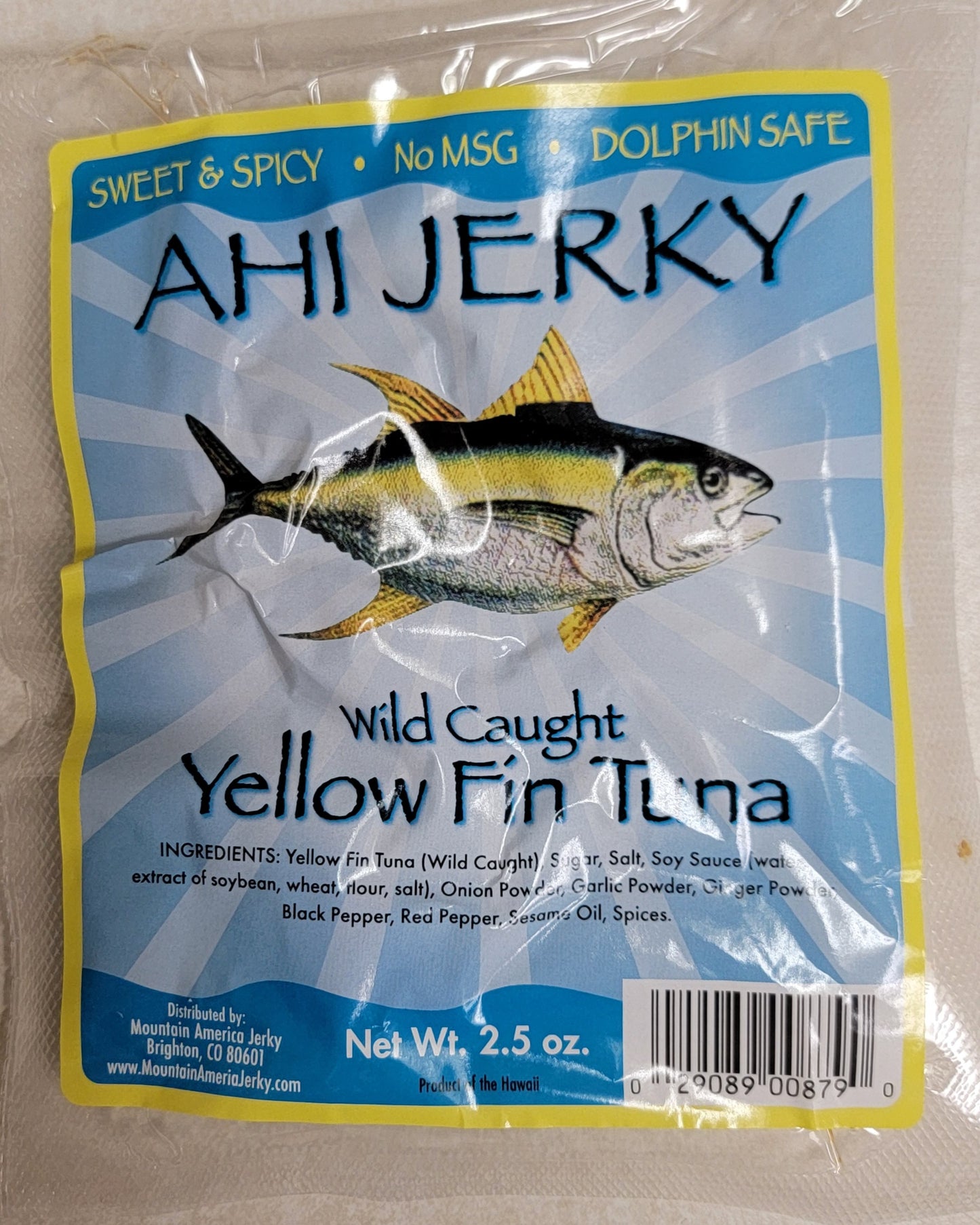 Mountain America Jerky - Ahi Tuna Jerky