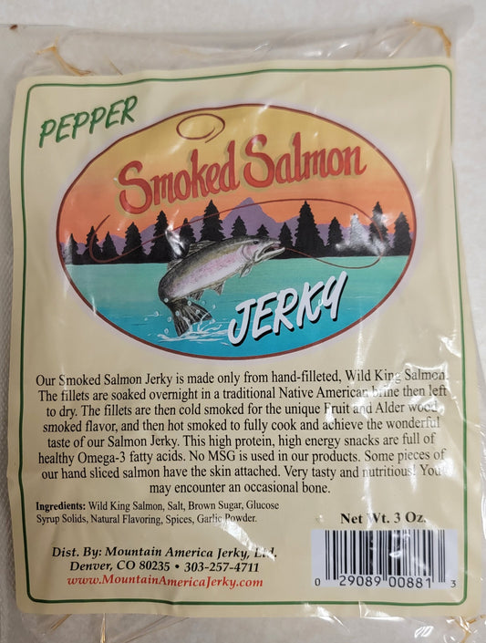 Mountain America Jerky - Peppered Salmon Jerky
