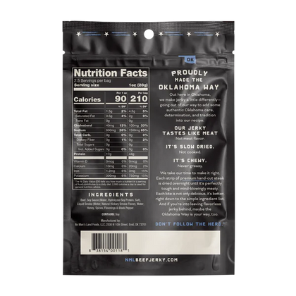 No Mans Land Food - Black Pepper Beef Jerky