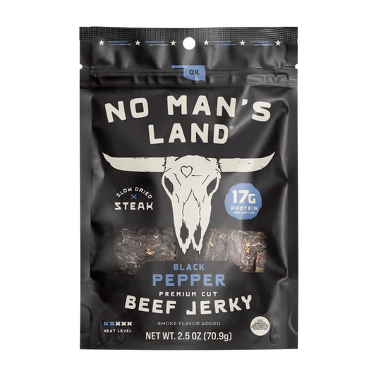No Mans Land Food - Black Pepper Beef Jerky