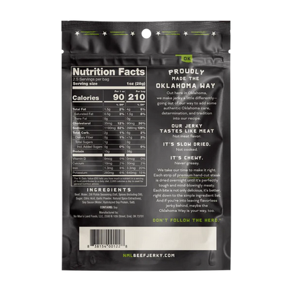 No Mans Land Food - Dill Pickle Beef Jerky