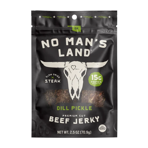 No Mans Land Food - Dill Pickle Beef Jerky