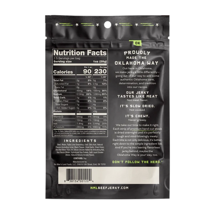 No Mans Land Food - Fajita Lime Beef Jerky
