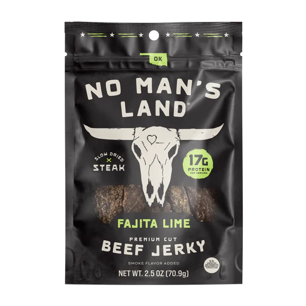 No Mans Land Food - Fajita Lime Beef Jerky