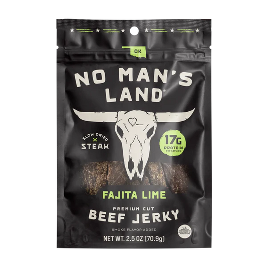 No Mans Land Food - Fajita Lime Beef Jerky