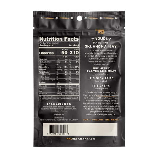 No Mans Land Food - Mild Original Beef Jerky