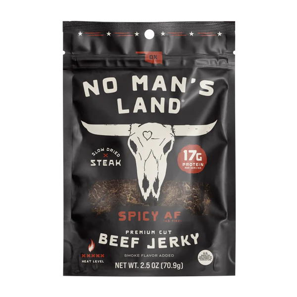 No Mans Land Food - Spicy AF Beef Jerky