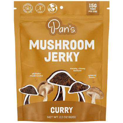 Pan's Mushroom Jerky - Curry Mushroom Jerky
