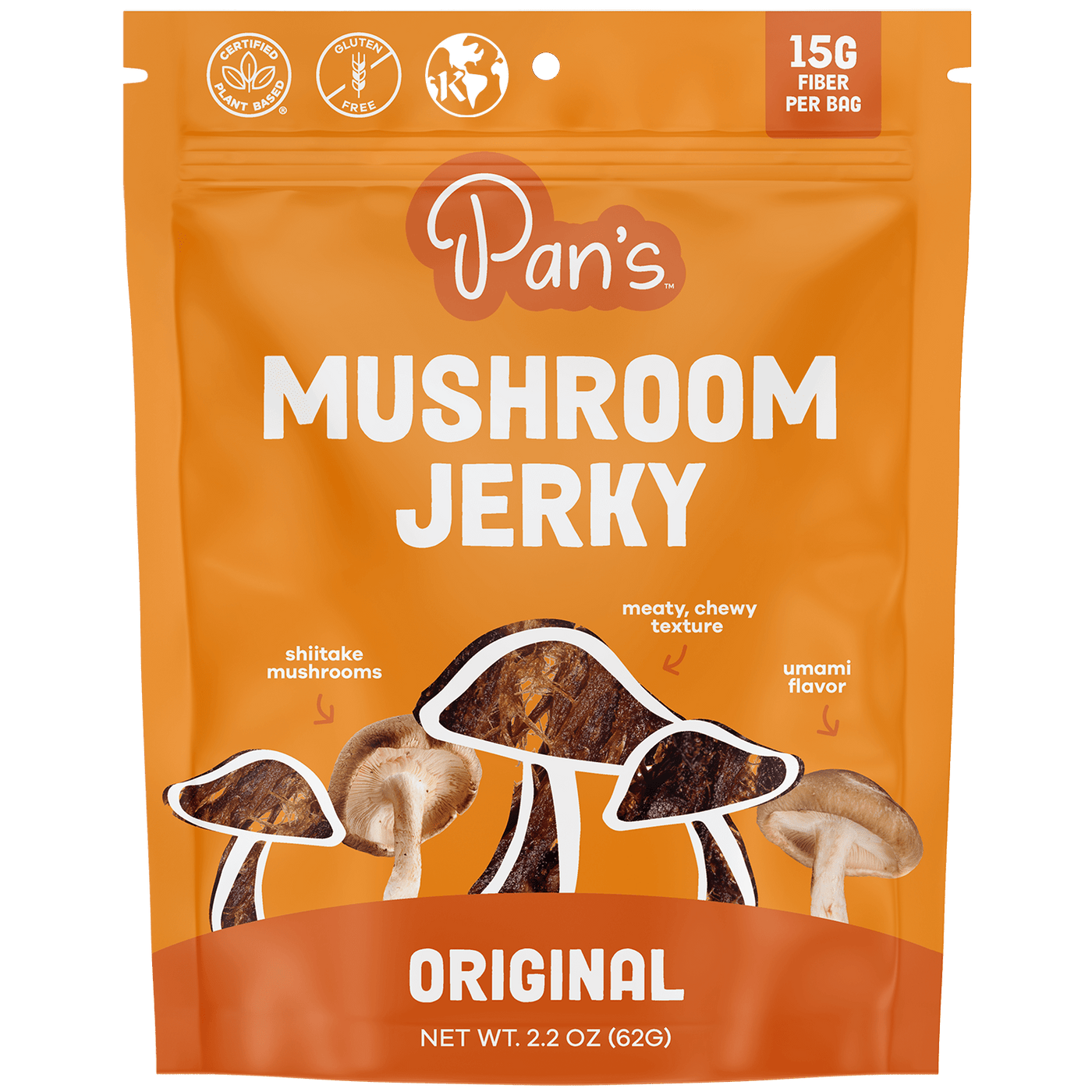 Pan's Mushroom Jerky - Original Mushroom Jerky