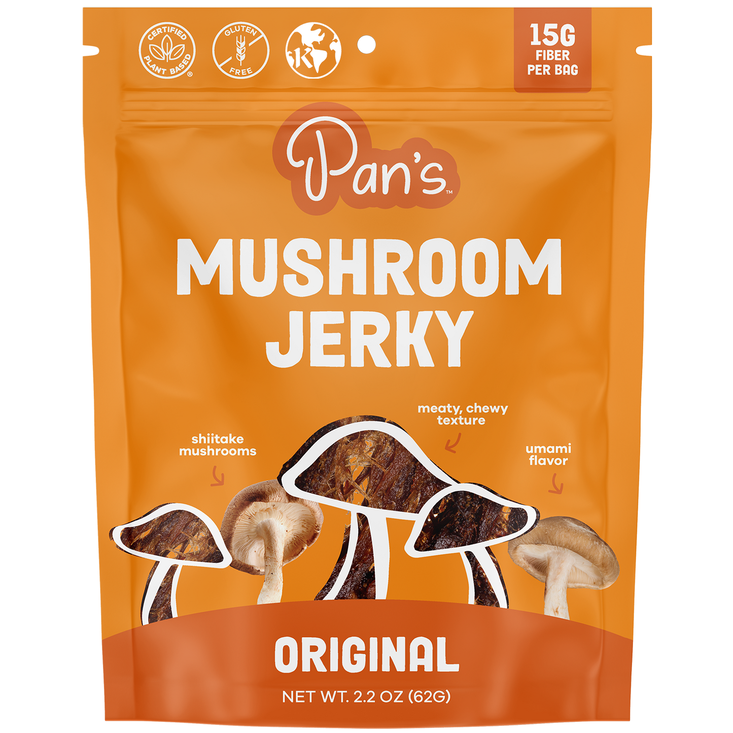 Pan's Mushroom Jerky - Original Mushroom Jerky