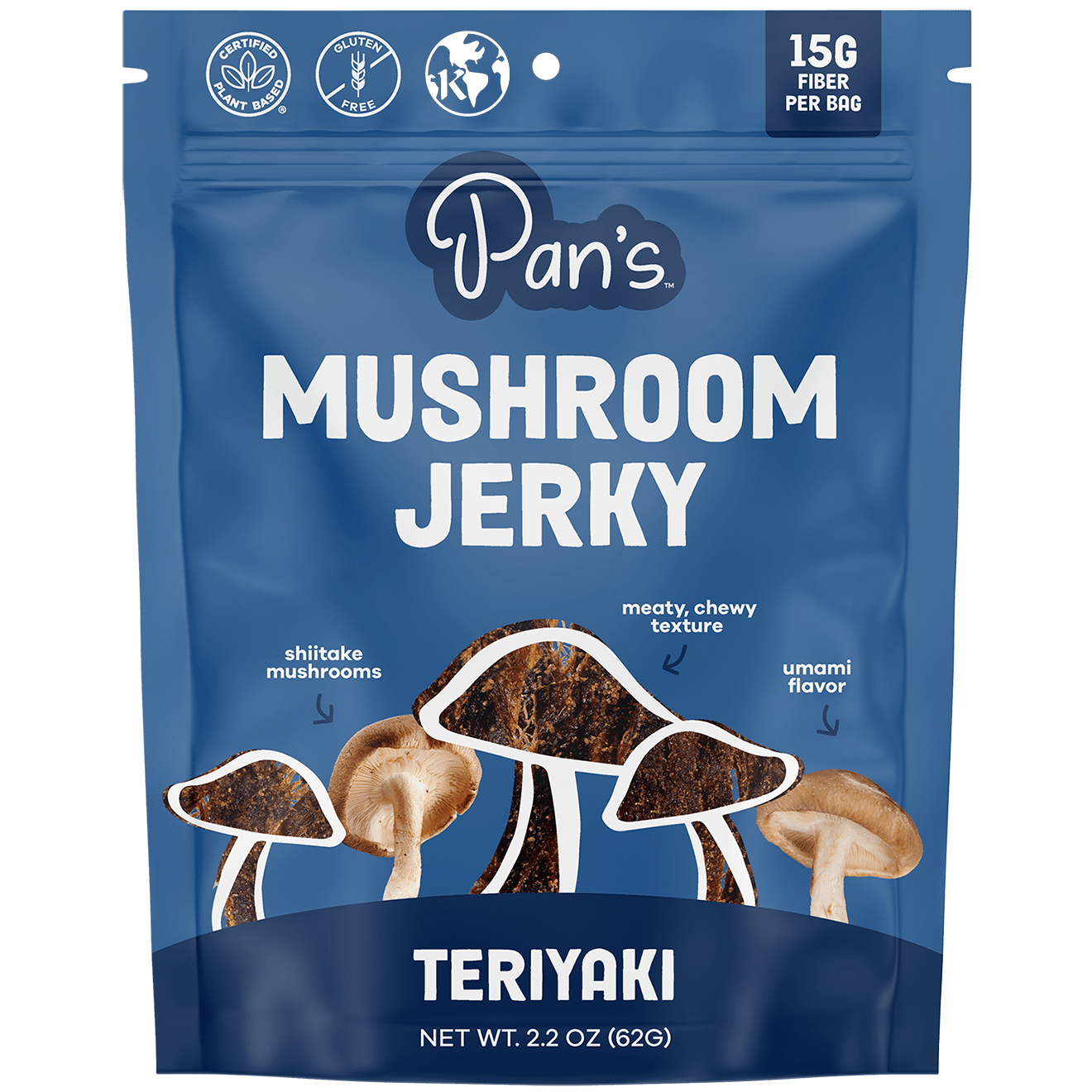 Pan's Mushroom Jerky - Teriyaki Mushroom Jerky