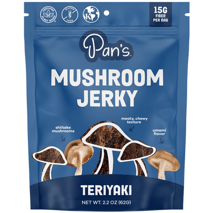 Pan's Mushroom Jerky - Teriyaki Mushroom Jerky