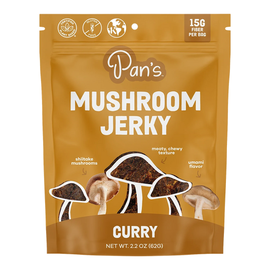 Pan's Mushroom Jerky - Curry Mushroom Jerky
