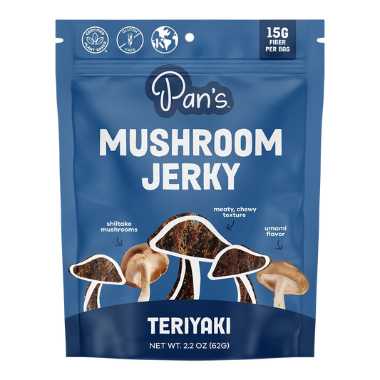 Pan's Mushroom Jerky - Teriyaki Mushroom Jerky