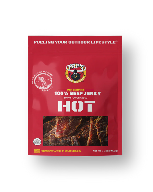Paps Genuine Beef Jerky - Hot Jerky Beef Jerky