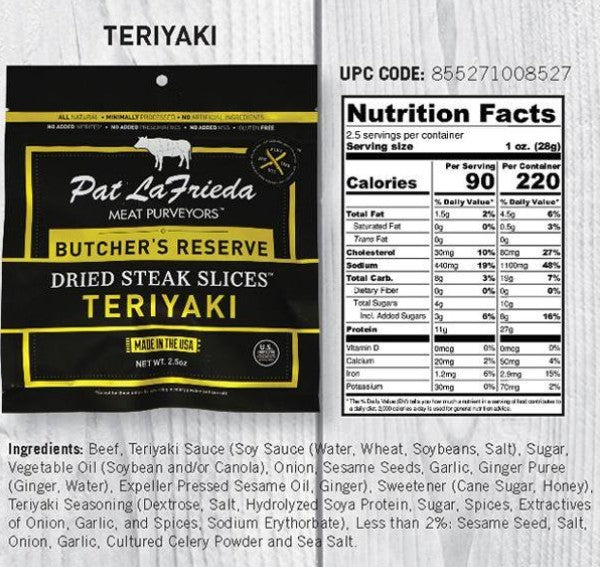 Pat LaFrieda - Teriyaki Beef Jerky
