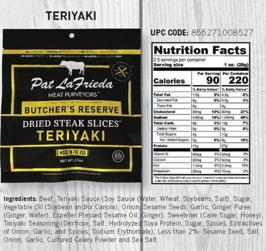 Pat LaFrieda - Teriyaki Beef Jerky