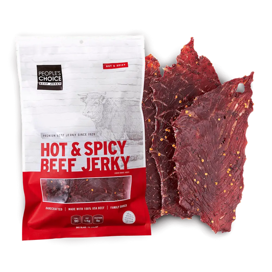 People's Choice Beef Jerky - Classic Hot & Spicy Beef Jerky