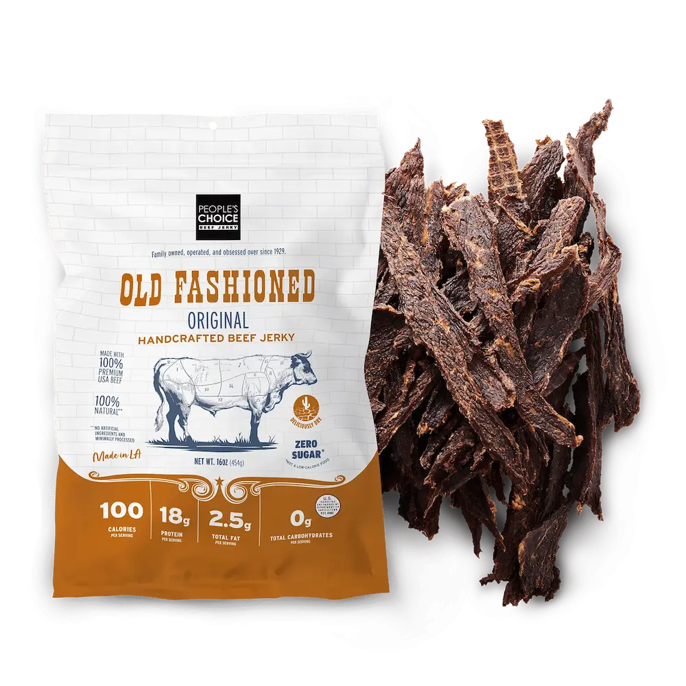 People's Choice Beef Jerky - Old Fashioned Original Beef Jerky