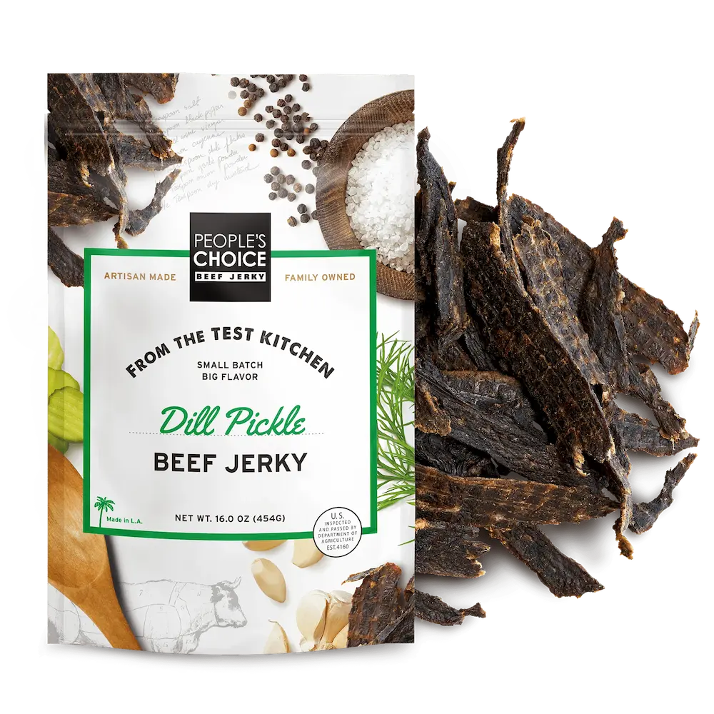 People's Choice Beef Jerky - Test Kitchen Dill Pickle Beef Jerky