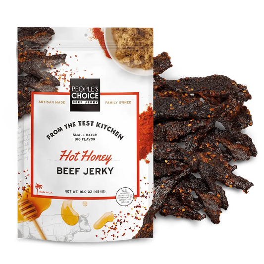 People's Choice Beef Jerky - Test Kitchen Hot Honey Beef Jerky