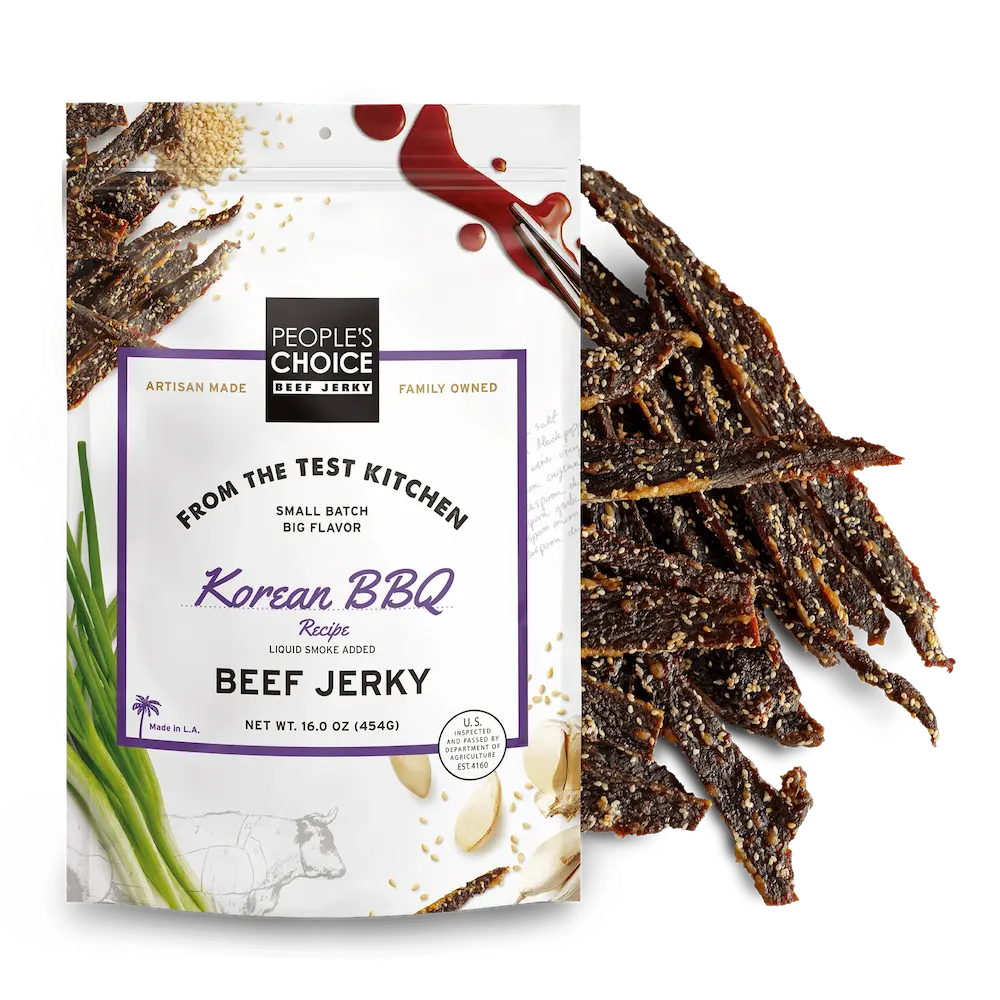 People's Choice Beef Jerky - Test Kitchen Korean BBQ Beef Jerky