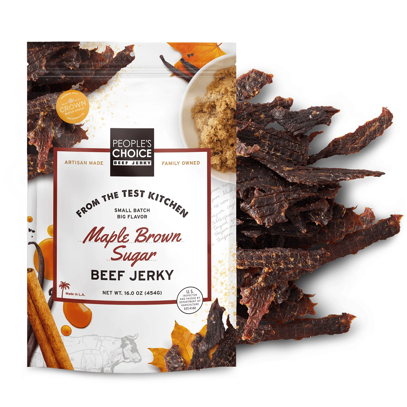 People's Choice Beef Jerky - Test Kitchen Maple Brown Sugar Beef Jerky