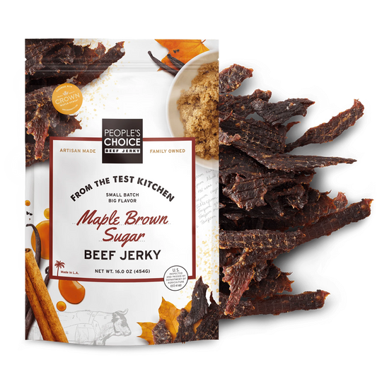 People's Choice Beef Jerky - Test Kitchen Maple Brown Sugar Beef Jerky