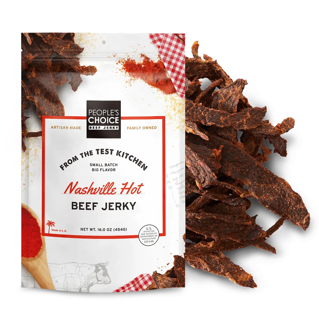 People's Choice Beef Jerky - Test Kitchen Nashville Hot Beef Jerky