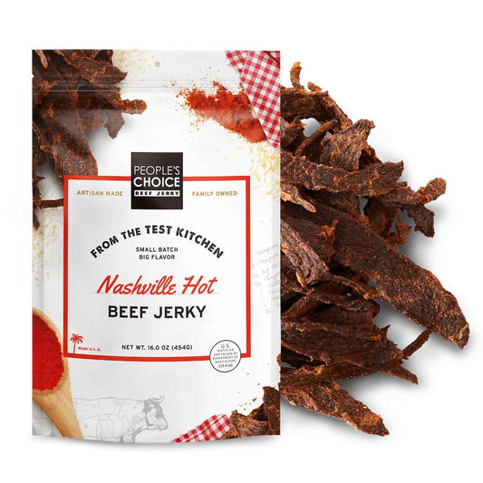 People's Choice Beef Jerky - Test Kitchen Nashville Hot Beef Jerky