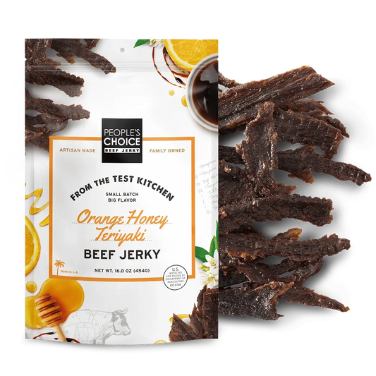 People's Choice Beef Jerky - Test Kitchen Orange Honey Teriyaki Beef Jerky