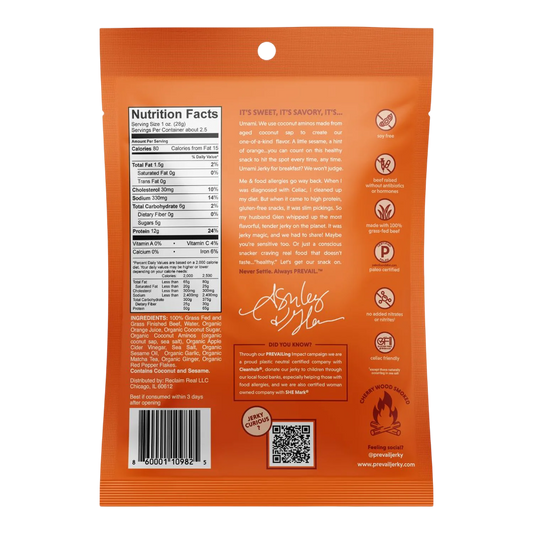Prevail Jerky - Umami Beef Jerky