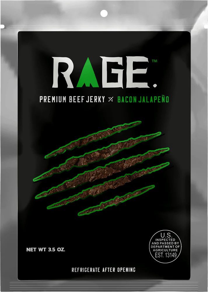Rage Jerky - Bacon Jalapeno Beef Jerky
