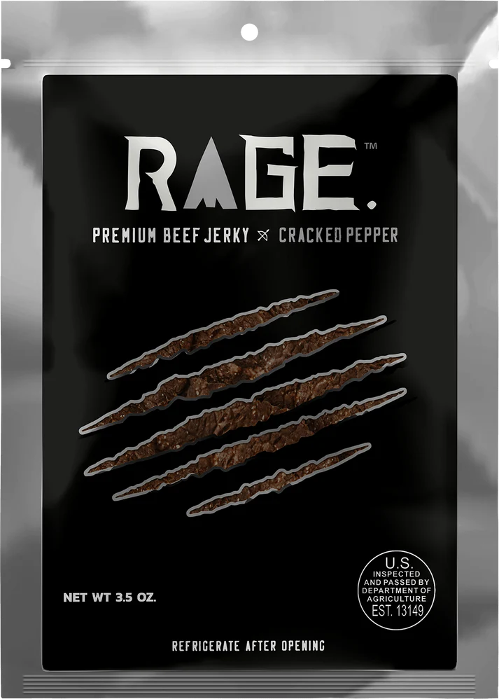 Rage Jerky - Cracked Pepper Beef Jerky