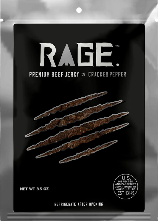 Rage Jerky - Cracked Pepper Beef Jerky