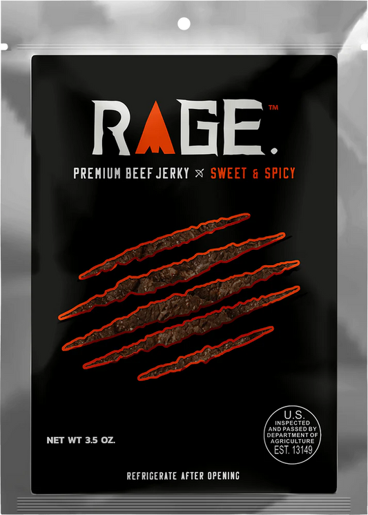Rage Jerky - Sweet & Spicy Beef Jerky