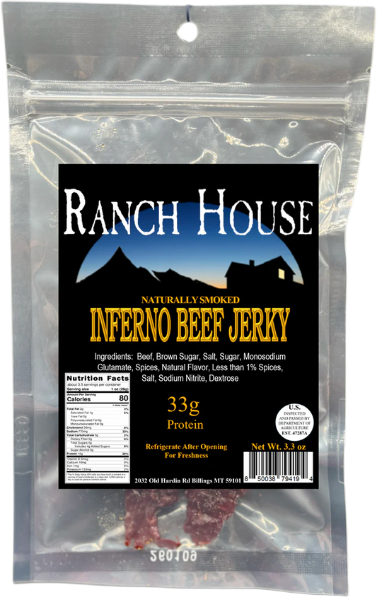 Ranch House - Inferno Beef Jerky