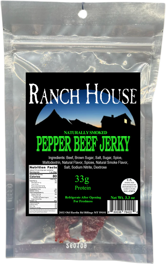 Ranch House - Pepper Beef Jerky
