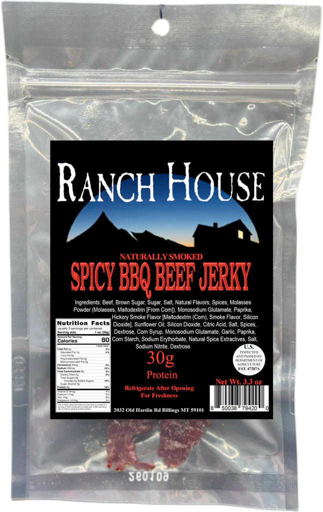 Ranch House - Spicy BBQ Beef Jerky