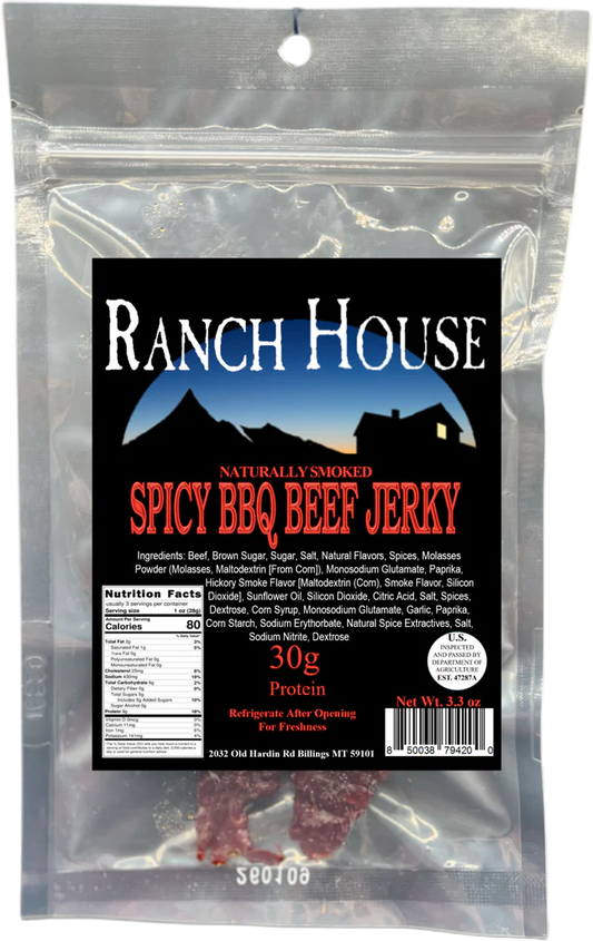 Ranch House - Spicy BBQ Beef Jerky