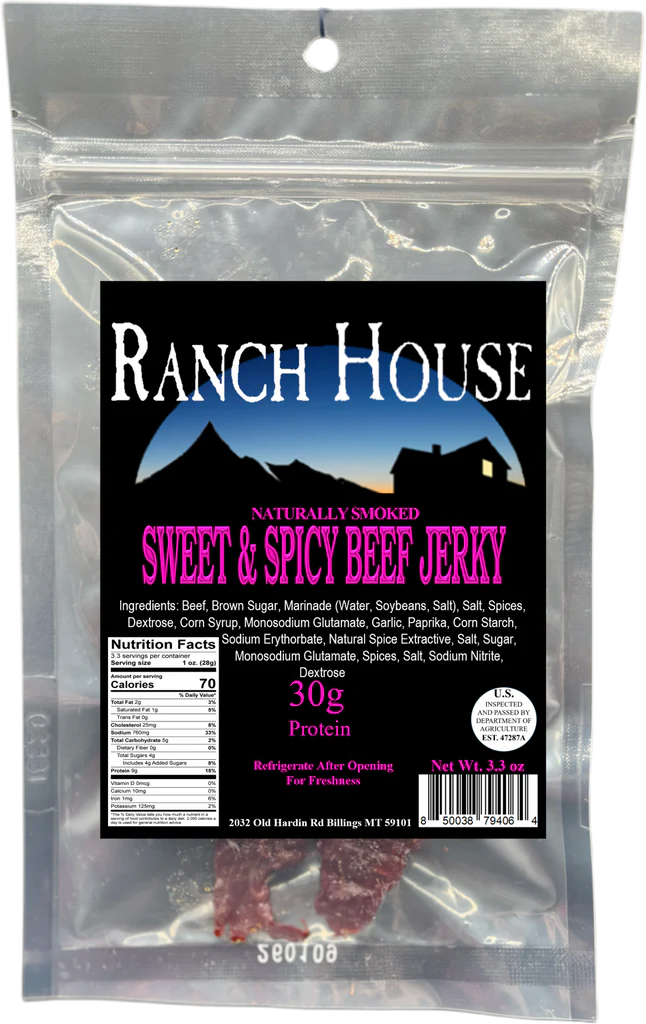 Ranch House - Sweet & Spicy Beef Jerky