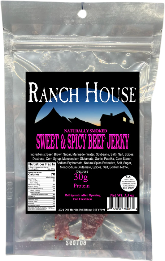 Ranch House - Sweet & Spicy Beef Jerky