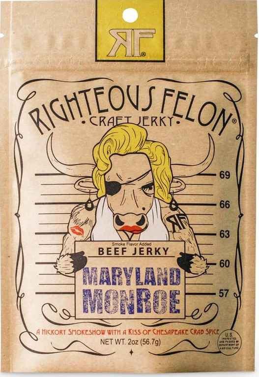 Righteous Felon - Maryland Monroe Beef Jerky (2 oz)