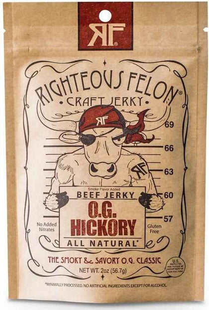 Righteous Felon - OG Hickory Beef Jerky (2 oz)