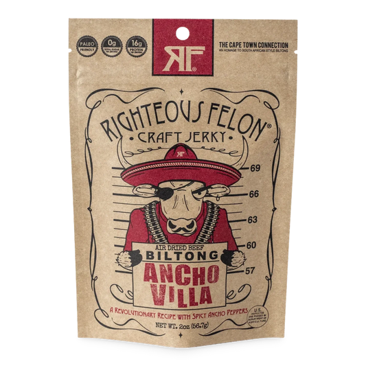 Righteous Felon - Ancho Villa Biltong