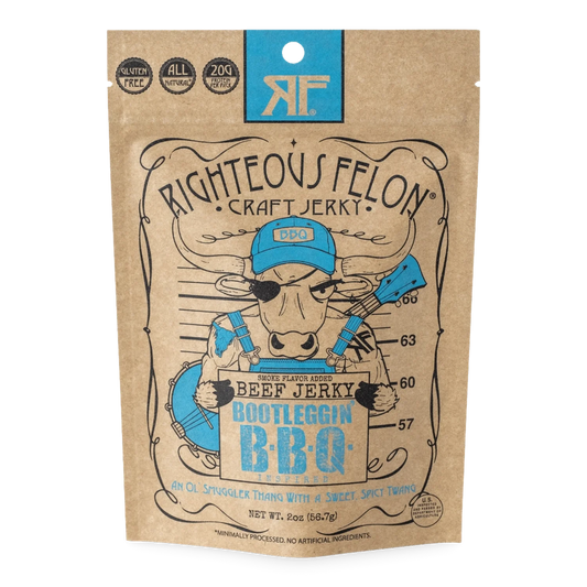 Righteous Felon - Bootleggin BBQ Beef Jerky