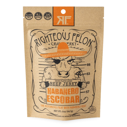 Righteous Felon - Habanero Escobar Beef Jerky