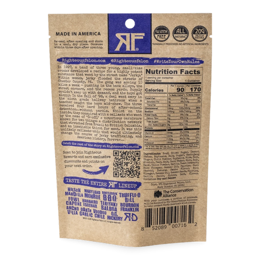 Righteous Felon - Seoul Survivor Beef Jerky