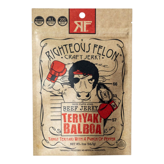 Righteous Felon - Teriyaki Balboa Beef Jerky